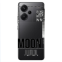 Xiaomi Redmi Note 13 Pro+ 5G  A ticket to the moon Transparent Silicone TPU Θήκη
