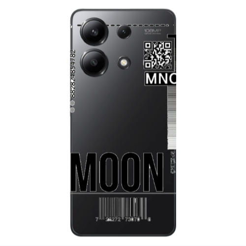 Xiaomi Redmi Note 13 4G A ticket to the moon Transparent Silicone TPU Θήκη