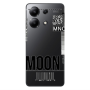 Xiaomi Redmi Note 13 4G A ticket to the moon Transparent Silicone TPU Θήκη