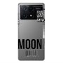 Xiaomi Poco X6Pro 5G A ticket to the moon Transparent Silicone TPU Θήκη