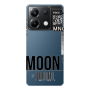 Xiaomi Poco X6 5G A ticket to the moon Transparent Silicone TPU Θήκη