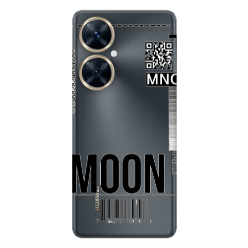 Huawei Nova 11i A ticket to the moon Transparent Silicone TPU Θήκη