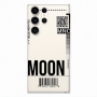 Samsung S24 Ultra A ticket to the moon Transparent Silicone TPU Θήκη