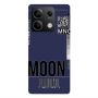 Xiaomi Redmi Note 13Pro 5G A ticket to the moon Dark blue Colored Silicone TPU Θήκη