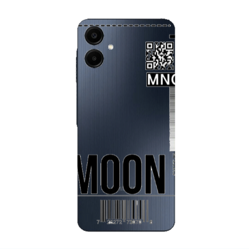 Samsung A06 A ticket to the moon Transparent Silicone TPU Θήκη