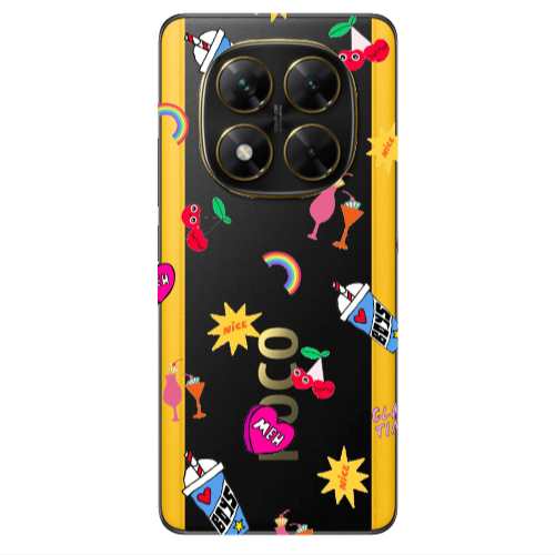 Xiaomi Poco X7 glam time Transparent Silicone TPU Θήκη