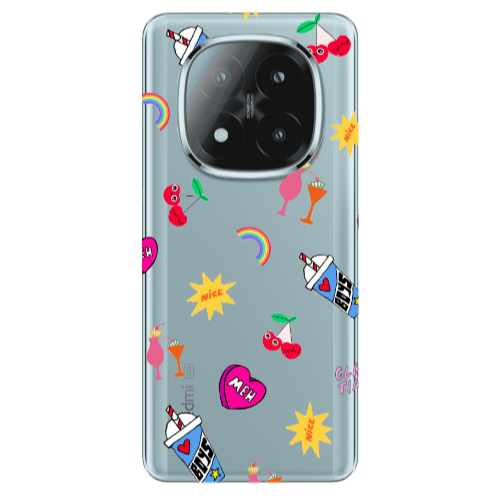 Xiaomi Redmi Note 14 Pro + 5g glam time Transparent Silicone TPU Θήκη