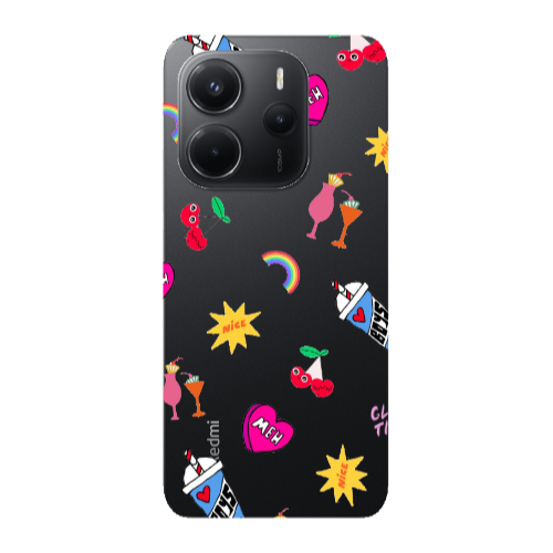 Xiaomi Redmi Note 14 glam time Transparent Silicone TPU Θήκη