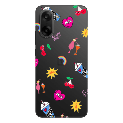 Oneplus Nord CE 5 glam time Transparent Silicone TPU Θήκη