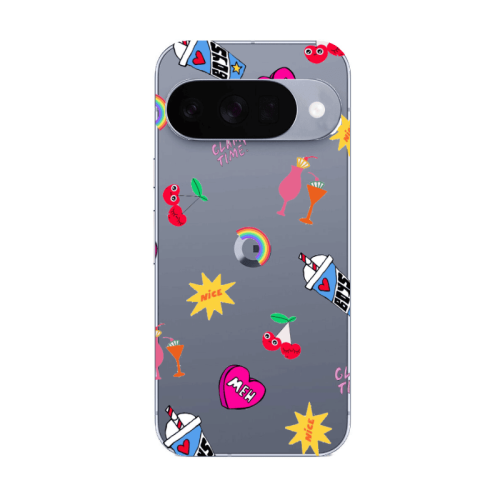 Google Pixel 10 glam time Transparent Silicone TPU Θήκη