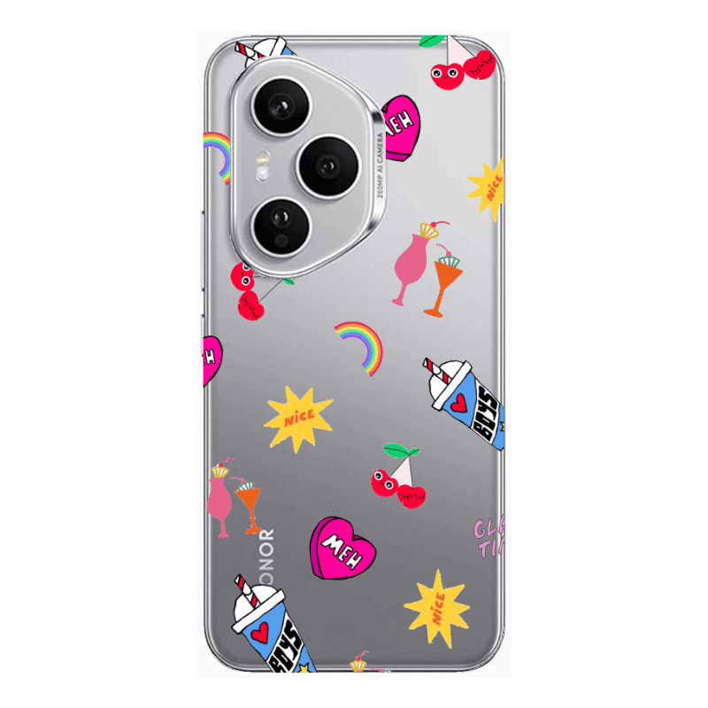 Honor Magic 400 Pro glam time Transparent Silicone TPU Θήκη