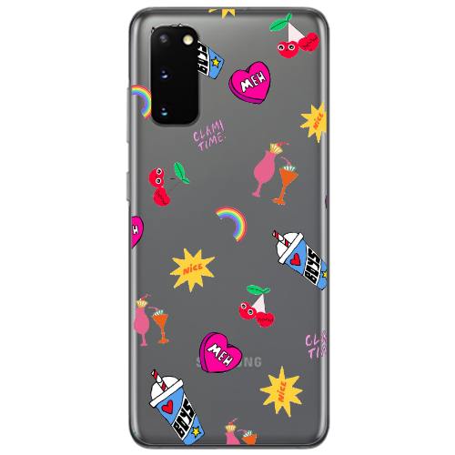 Samsung S20 glam time Transparent Silicone TPU Θήκη