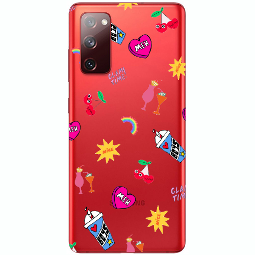 Samsung S20 FE glam time Transparent Silicone TPU Θήκη