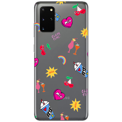 Samsung S20 Plus glam time Transparent Silicone TPU Θήκη