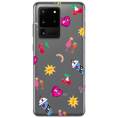 Samsung S20 Ultra glam time Transparent Silicone TPU Θήκη