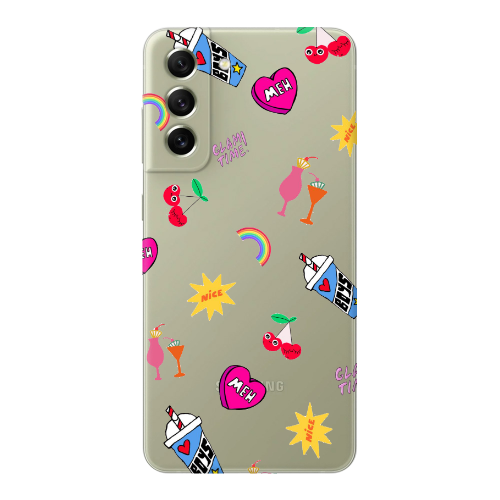 Samsung S21 glam time Transparent Silicone TPU Θήκη