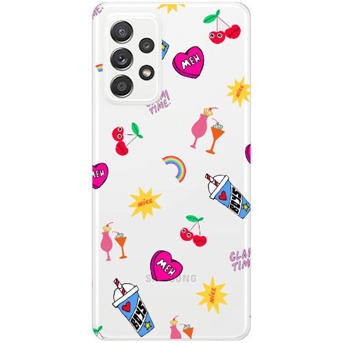 Samsung A53 glam time Transparent Silicone TPU Θήκη