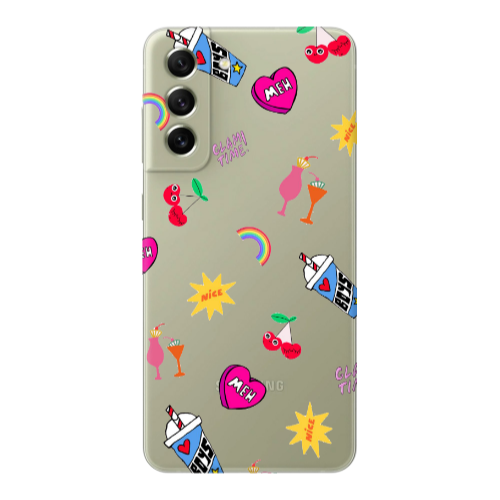 Samsung S22 Plus glam time Transparent Silicone TPU Θήκη
