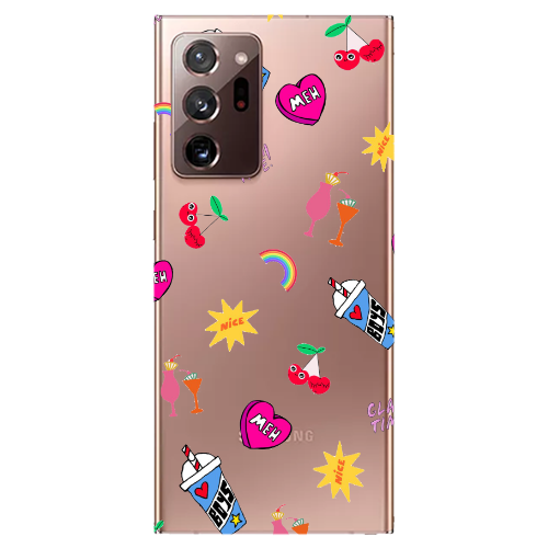 Samsung Note 20 Ultra glam time Transparent Silicone TPU Θήκη
