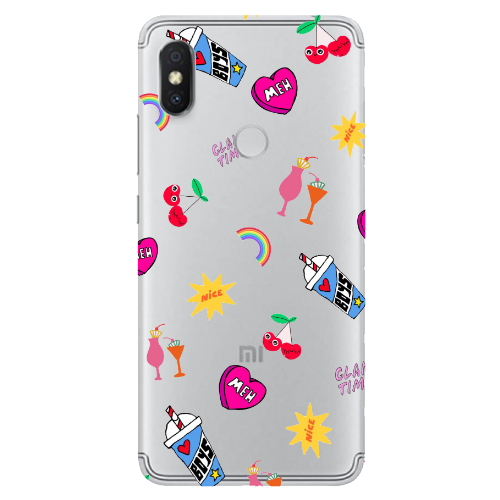 Xiaomi Redmi S2 glam time Transparent Silicone TPU Θήκη