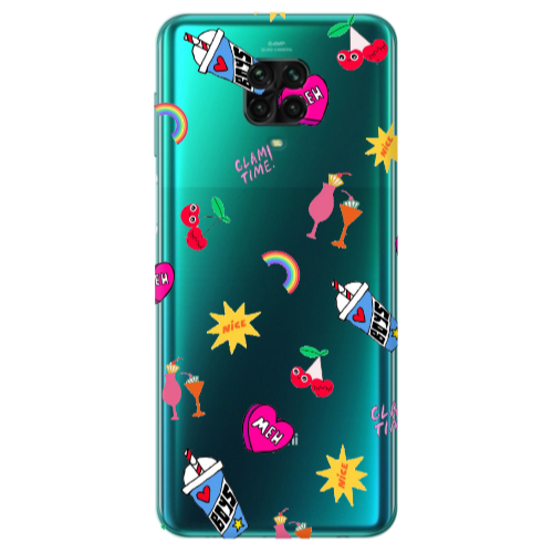 Xiaomi Redmi Note 9S glam time Transparent Silicone TPU Θήκη