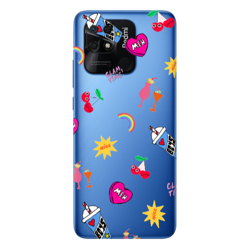 Xiaomi Poco C40 glam time Transparent Silicone TPU Θήκη