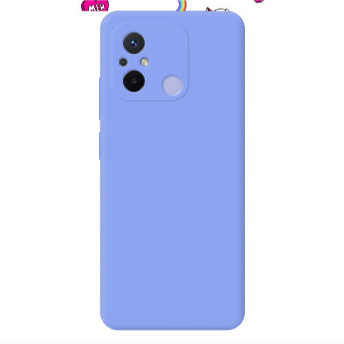 Xiaomi Redmi 12C glam time Light Purple Colored Silicone TPU Θήκη