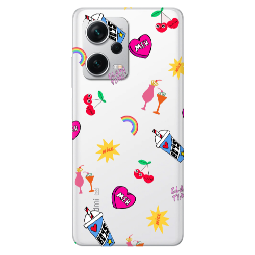Xiaomi Redmi Note 12 5G glam time Transparent Silicone TPU Θήκη