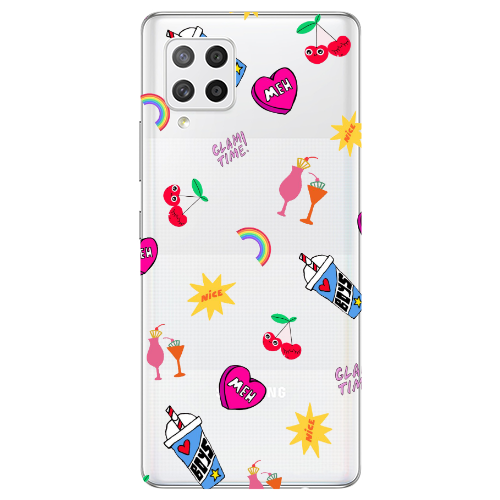 Samsung A42 5G glam time Transparent Silicone TPU Θήκη