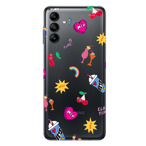 Samsung A13 5G glam time Transparent Silicone TPU Θήκη
