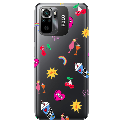 Xiaomi Poco M5 s glam time Transparent Silicone TPU Θήκη