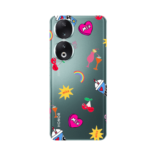 Honor 90 5G glam time Transparent Silicone TPU Θήκη