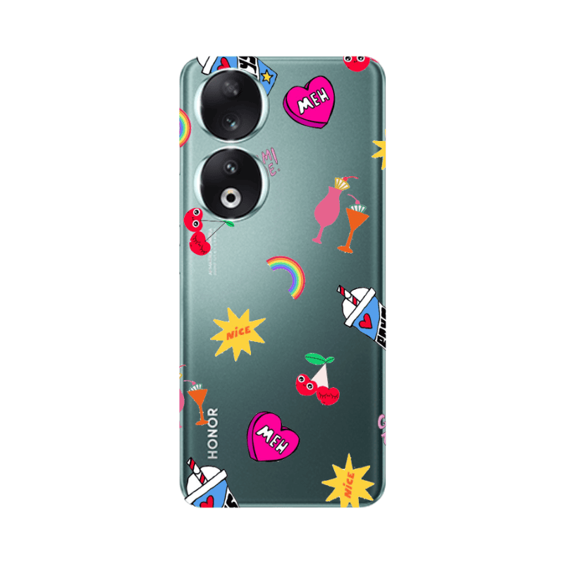 Honor 90 5G glam time Transparent Silicone TPU Θήκη