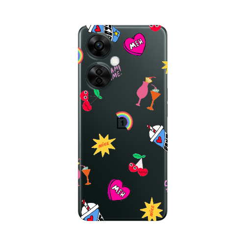 Oneplus Nord CE 3 Lite 5G glam time Transparent Silicone TPU Θήκη