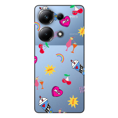 Xiaomi Poco M6 Pro 4G glam time Transparent Silicone TPU Θήκη