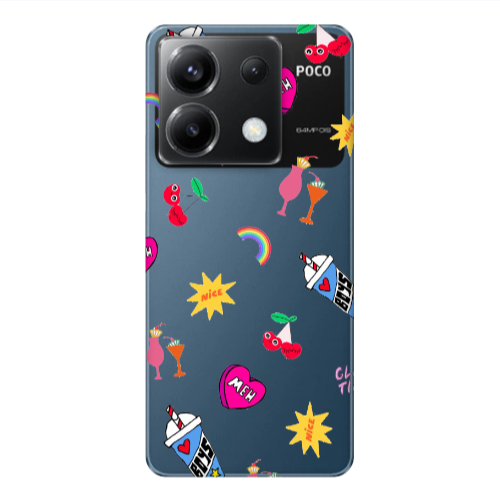 Xiaomi Poco X6 5G glam time Transparent Silicone TPU Θήκη