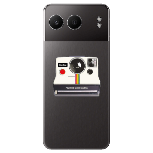 Oneplus Nord 4 Polaroid land camera Transparent Silicone TPU Θήκη