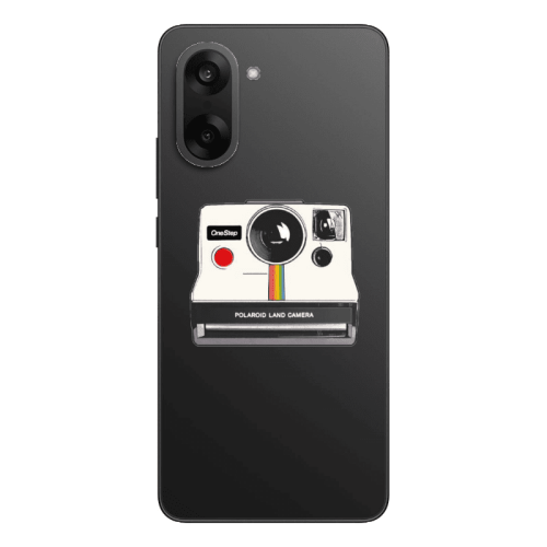 Oneplus Nord CE 5 Polaroid land camera Transparent Silicone TPU Θήκη