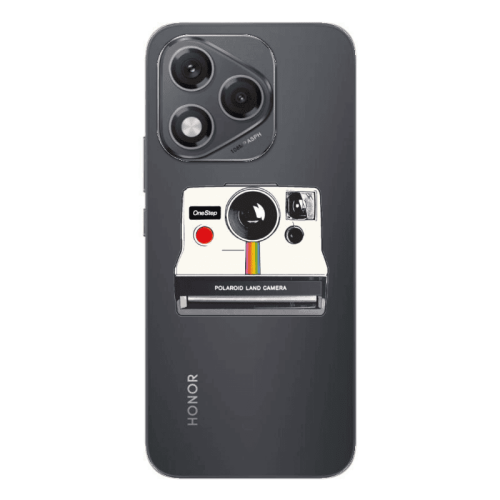 Honor 400 Lite Polaroid land camera Transparent Silicone TPU Θήκη