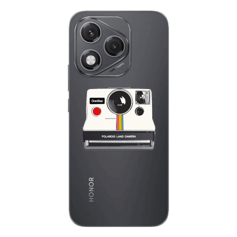 Honor 400 Lite Polaroid land camera Transparent Silicone TPU Θήκη