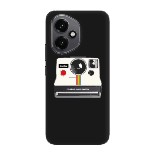 Honor Magic 400 Polaroid land camera Black Colored Silicone TPU Θήκη