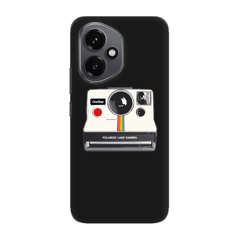 Honor Magic 400 Polaroid land camera Black Colored Silicone TPU Θήκη