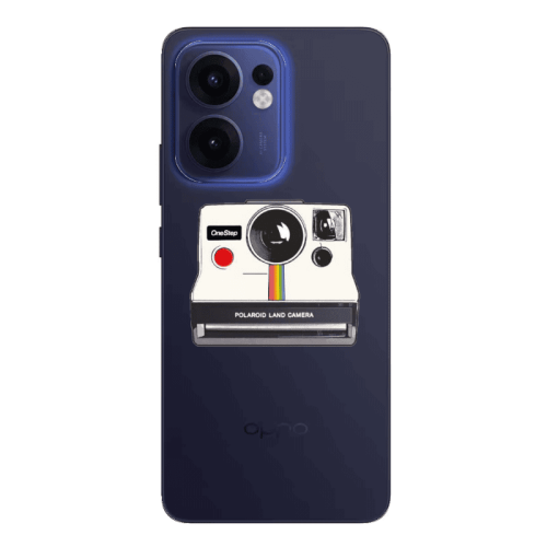 Oppo Reno 13 F Polaroid land camera Transparent Silicone TPU Θήκη