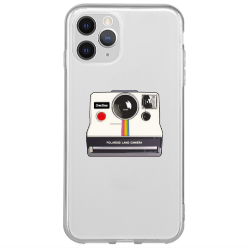 Apple iPhone 13 Pro Max Polaroid land camera Transparent Silicone TPU Θήκη