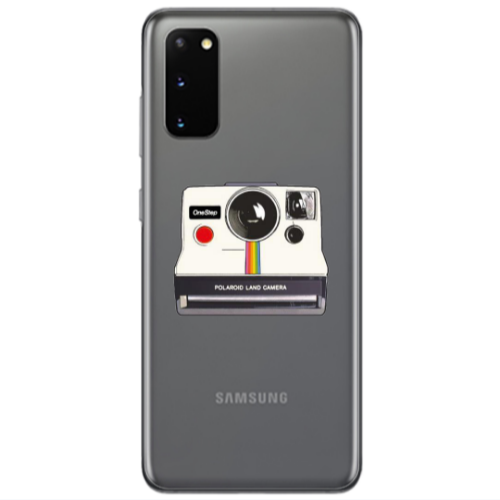 Samsung S20 Polaroid land camera Transparent Silicone TPU Θήκη