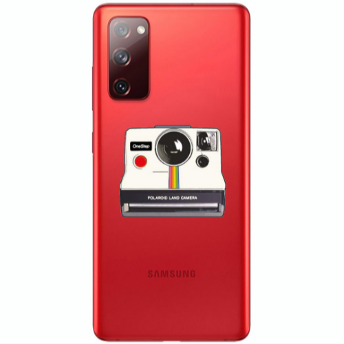 Samsung S20 FE Polaroid land camera Transparent Silicone TPU Θήκη
