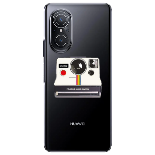 Huawei Nova 9 SE Polaroid land camera Transparent Silicone TPU Θήκη