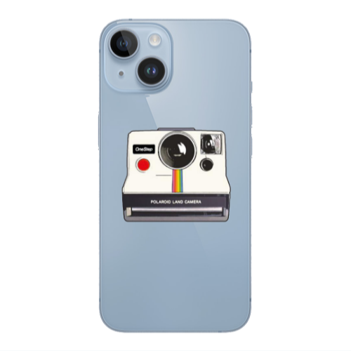 Apple iPhone 14  Polaroid land camera Transparent Silicone TPU Θήκη