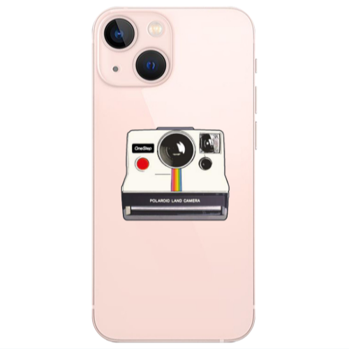 Apple iPhone 13 Mini Polaroid land camera Transparent Silicone TPU Θήκη