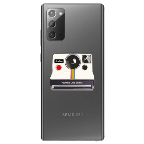 Samsung Note 20 Polaroid land camera Transparent Silicone TPU Θήκη